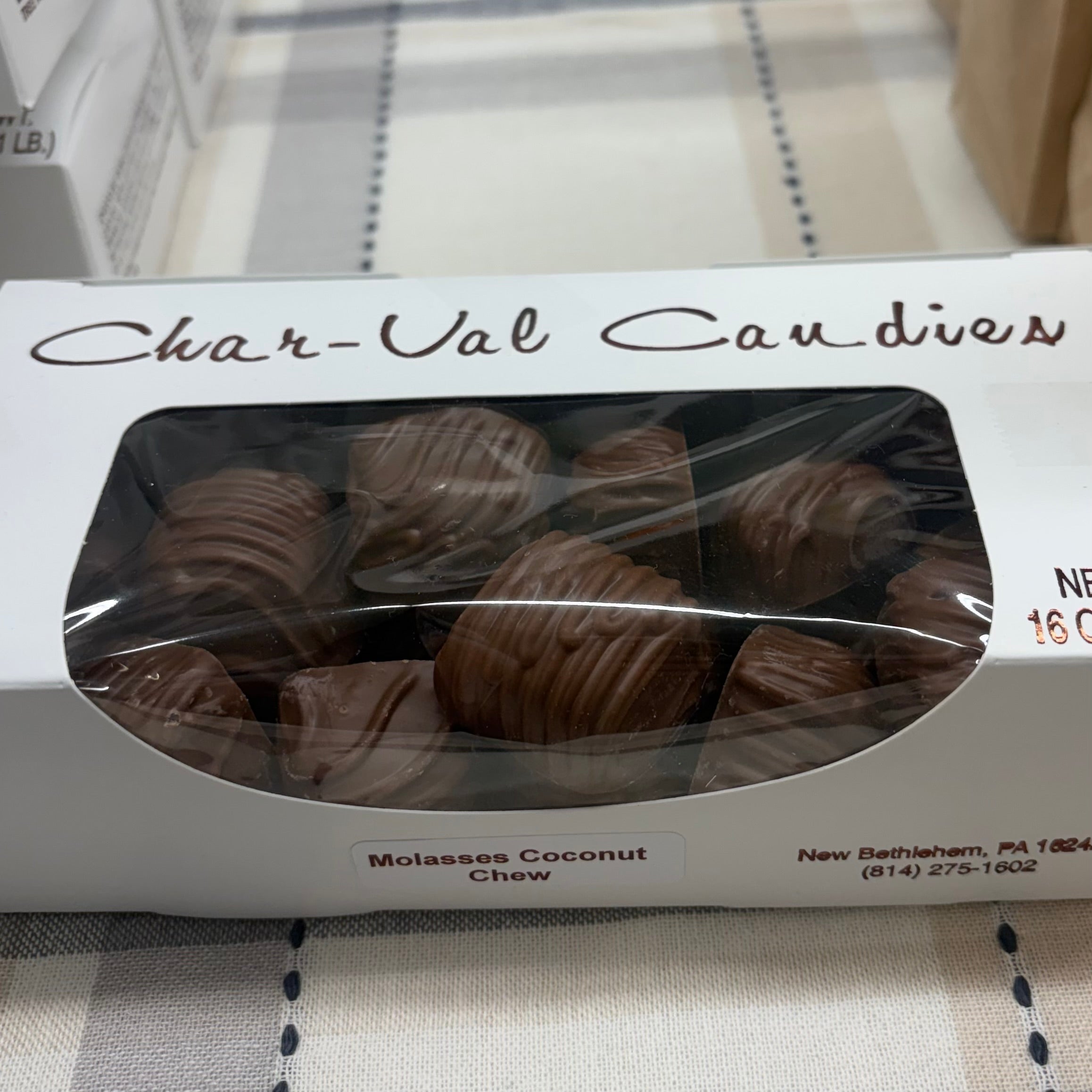 Molasses Coconut Chew