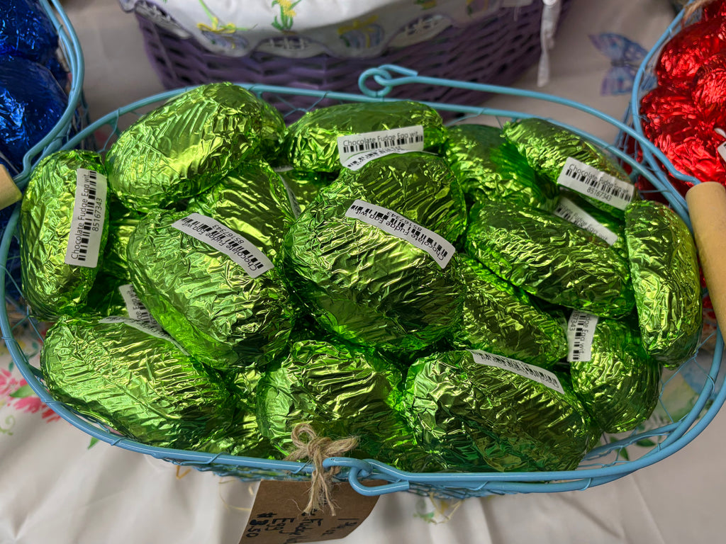 Chocolate Fudge Egg with Walnuts