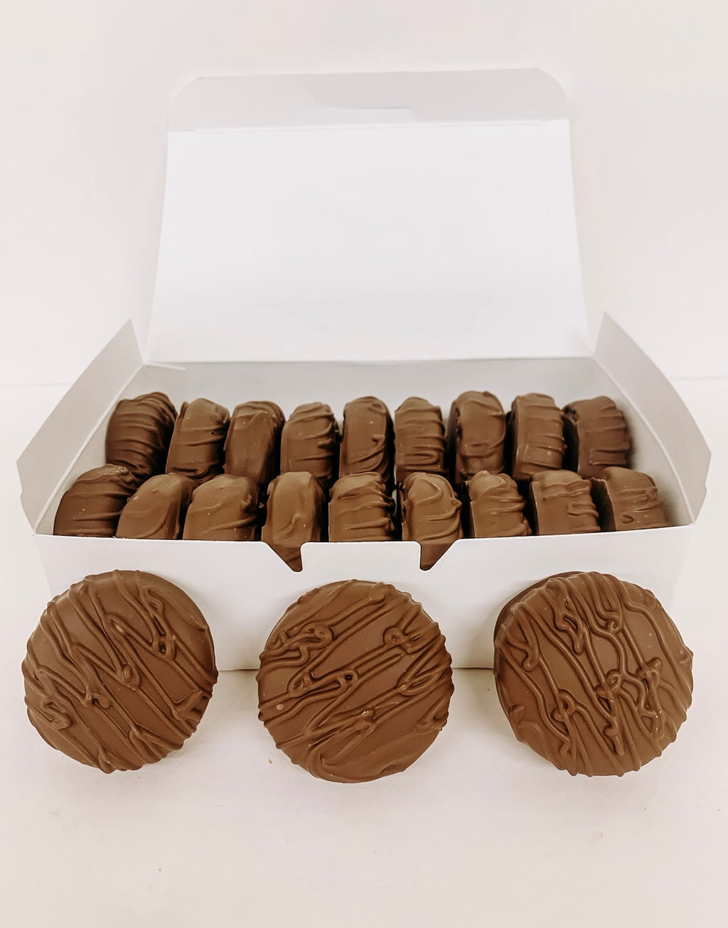 Milk Chocolate Covered Chocolate Sandwich Cookies