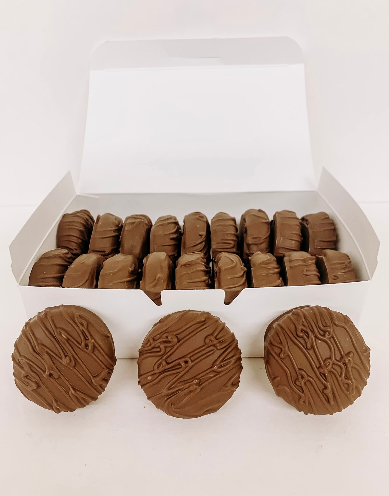 Milk Chocolate Covered Chocolate Sandwich Cookies